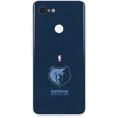 NBA Memphis Grizzlies Distressed Google Pixel 3 Skin